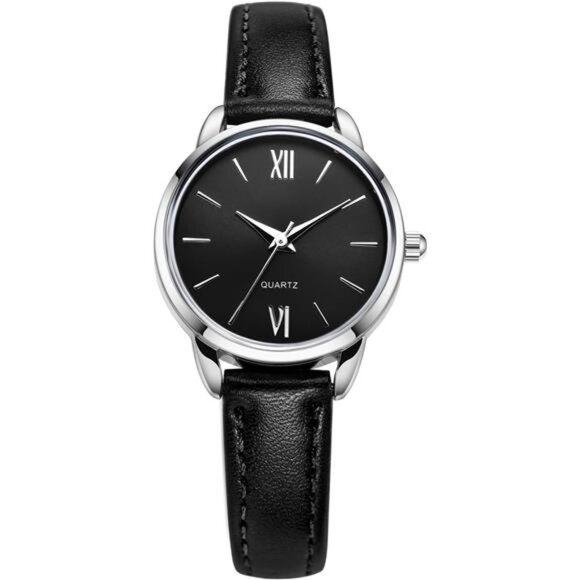 Women\'s Leather Strap Watch Minimalist Wrist Watches for Women Ladies Analog main image 5